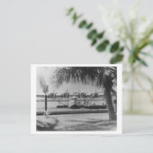 China Clipper Festmachen auf Hawaiianinsel Postkarte (Stehend Vorderseite)