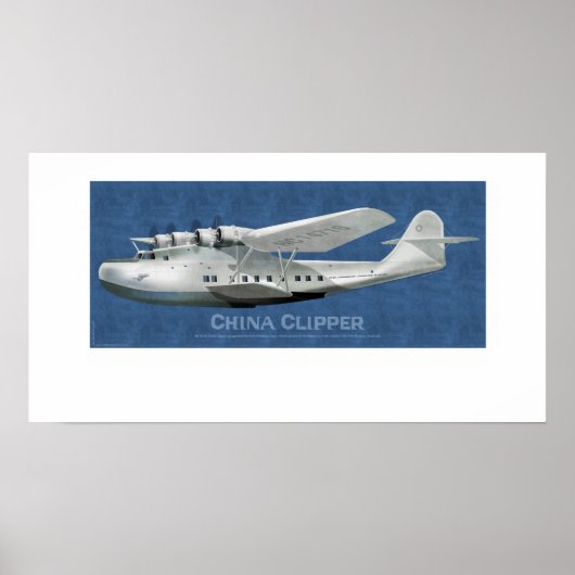 China Clipper Martin M-130 Poster (Vorne)