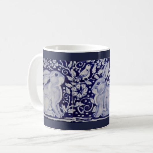 China Cobalt Dedham Tasse (Vorderseite Links)