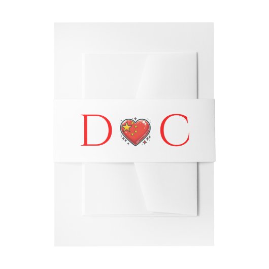 China Couple Wedding Einladungsbanderole (Vorderseite Beispiel)