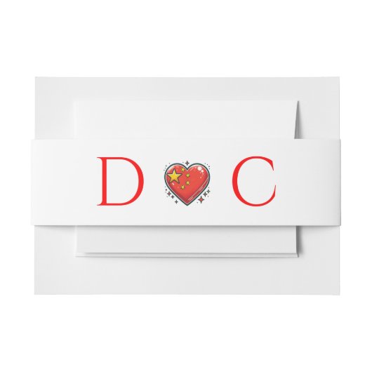 China Couple Wedding Einladungsbanderole (Vorderseite Beispiel)