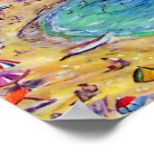 China Cove Newport Beach Poster (Ecke)