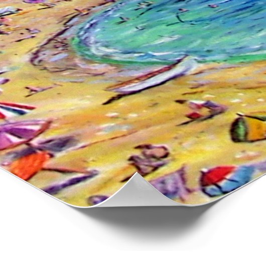 China Cove Newport Beach Poster (Ecke)