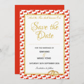 CHINA Custom Christlich Wedding 婚 礼 Save The Date (Vorne/Hinten)