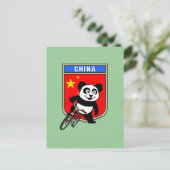 China Cycling-China Postkarte (Stehend Vorderseite)