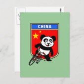 China Cycling-China Postkarte (Vorne/Hinten)