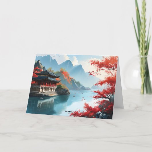 China Dankeskarte (Rückseite)