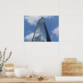 China des Weltfinanzzentrums in Shanghai Poster (Küche)