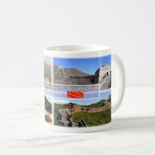 China - die große Mauer der China - Kaffeetasse