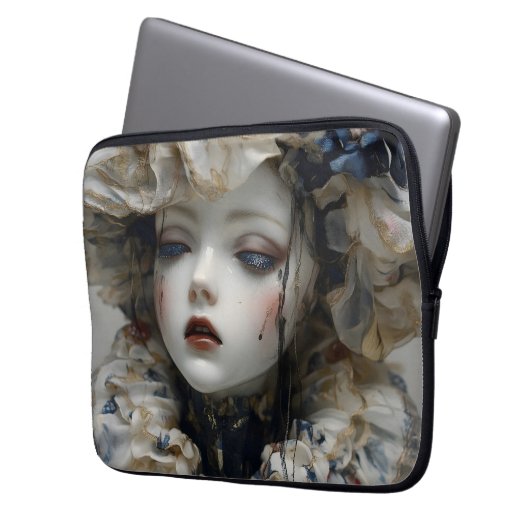 China Doll Laptopschutzhülle (Vorderseite Links)