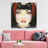 China Doll Leinwanddruck (Insitu (Wohnzimmer))