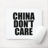 China Dont Care Mousepad (Mit Mouse)