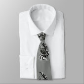 China-Drache im Tattoo-Stil Krawatte (Gebunden)