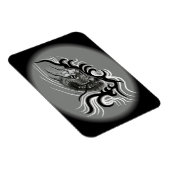 China-Drache im Tattoo-Stil Magnet (Rechte Seite)