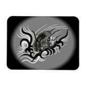China-Drache im Tattoo-Stil Magnet (Horizontal)