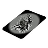 China-Drache im Tattoo-Stil Magnet (Linke Seite)