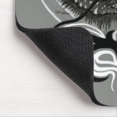 China-Drache im Tattostil Mousepad (Ecke)