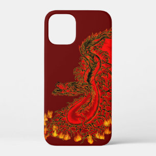 China-Drache rot-goldene Gestaltung Case-Mate iPhone Hülle