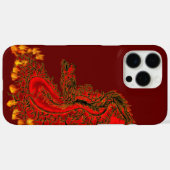 China Drachenrot und Golddesign Case-Mate iPhone Hülle (Rückseite (Horizontal))