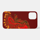 China Drachenrot und Golddesign Case-Mate iPhone Hülle (Rückseite (Horizontal))