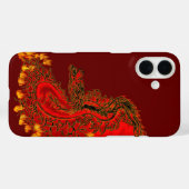 China Drachenrot und Golddesign Case-Mate iPhone Hülle (Rückseite (Horizontal))