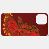 China Drachenrot und Golddesign Case-Mate iPhone Hülle (Rückseite / Rechts)