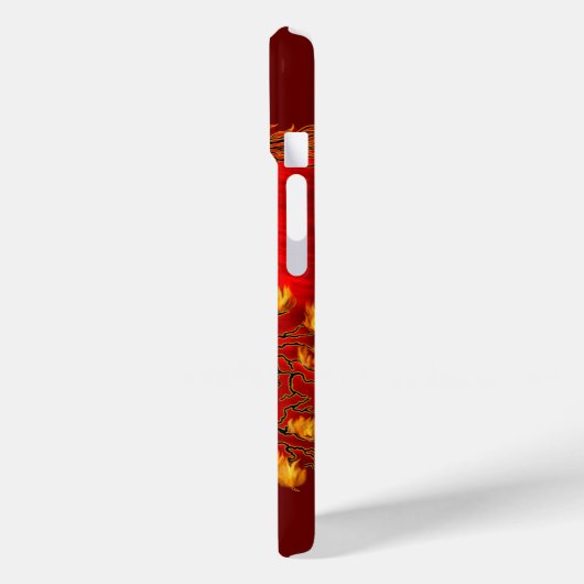 China Drachenrot und Golddesign Case-Mate iPhone Hülle (Rückseite / Links)