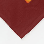 China Drachenrot und Golddesign Fleecedecke (Ecke)