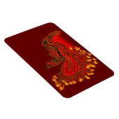 China Drachenrot und Golddesign Magnet (Rechte Seite)