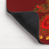 China Drachenrot und Golddesign Mousepad (Ecke)