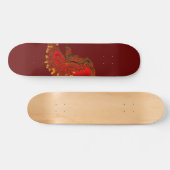 China Drachenrot und Golddesign Skateboard (Horizontal)