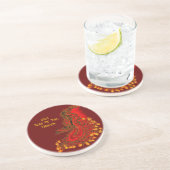 China Dragon , 2024 Jahr des Drachen Getränkeuntersetzer (Seite)