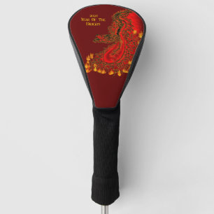 China Dragon , 2024 Jahr des Drachen Golf Headcover