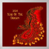 China Dragon , 2024 Jahr des Drachen Poster (Vorne)