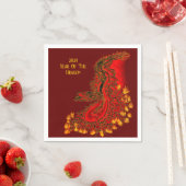 China Dragon , 2024 Jahr des Drachen Serviette (Beispiel)