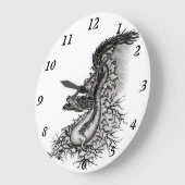 China Dragon Große Wanduhr (Winkel)