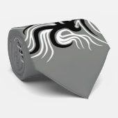 China Dragon im Tattoo-Stil Krawatte (Gerollt)