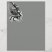 China Dragon im Tattoostil (Rückseite)