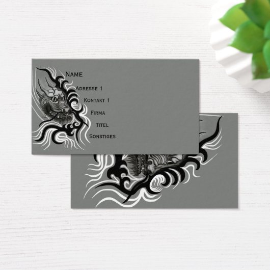 China Dragon im Tattoostil (Schreibtisch)