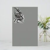 China Dragon im Tattoostil Briefpapier (Stehend Vorderseite)