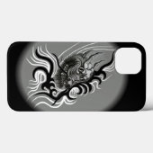 China Dragon im Tattoostil Case-Mate iPhone Hülle (Rückseite (Horizontal))