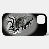 China Dragon im Tattoostil Case-Mate iPhone Hülle (Rückseite (Horizontal))