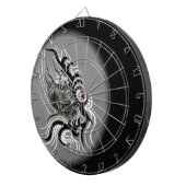 China Dragon im Tattoostil Dartscheibe (Vorderseite rechts)