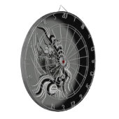 China Dragon im Tattoostil Dartscheibe (Vorderseite Links)