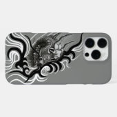 China Dragon im Tattoostil iPhone Hülle (Rückseite (Horizontal))