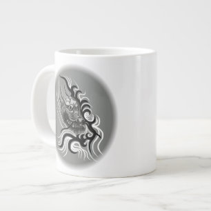 China Dragon im Tattoostil Jumbo-Tasse