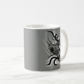 China Dragon im Tattoostil Kaffeetasse (VorderseiteRechts)