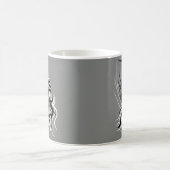 China Dragon im Tattoostil Kaffeetasse (Mittel)