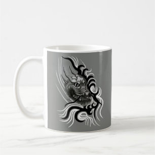 China Dragon im Tattoostil Kaffeetasse