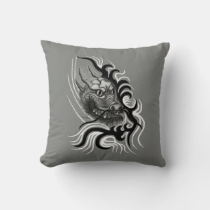China Dragon im Tattoostil Kissen